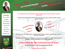 Tablet Screenshot of andreas-dinges.de